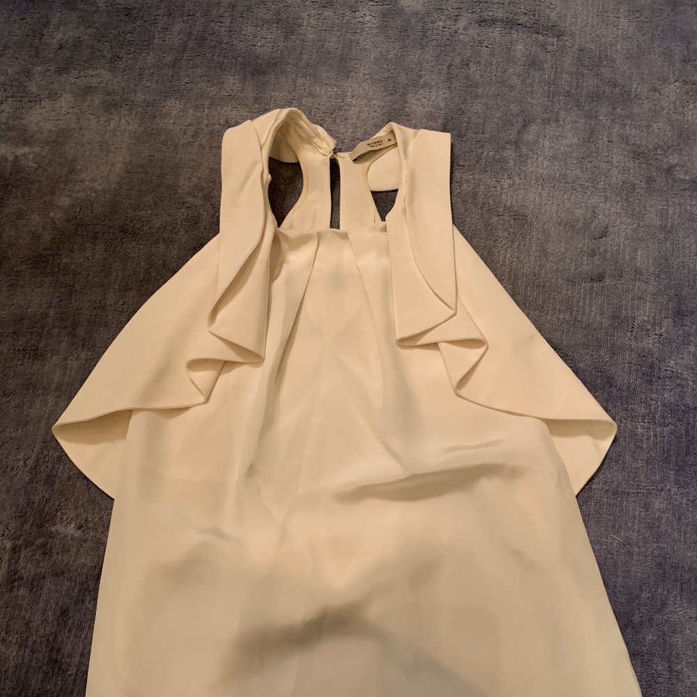 White Silk Top